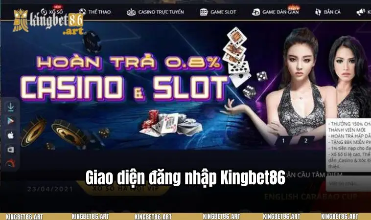 Giao diện đăng nhập