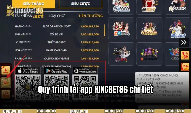 Quy trình tải app KINGBET86 chi tiết